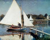 克劳德莫奈 - Sailing At Argenteuil